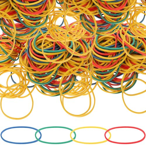 JYSNOW Gomas Elásticas 1000 Piezas, Rubber Bands 250g | 25mm