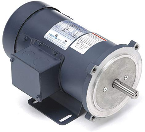 Leeson 1/2 HP DC Permanent Magnet Motor DC Permanent Magnet,1750 Nameplate RPM 90VDC Voltage 56C Frame