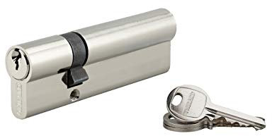 THIRARD - Cylindre à clé crantée 30 x 70 mm nickelé 3 clés