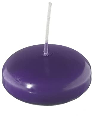 Unbekannt Schwimmkerzen Lila, 2,6 x 4,2 cm, 8 Stück, deutsche Markenkerzen in RAL Kerzen Güte Qualität