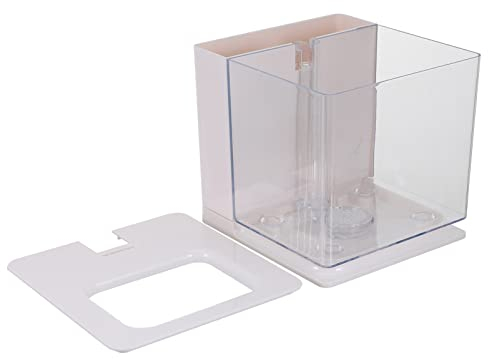 Mipcase Mini Selbstreinigender Fischtank Aus Acryl Kompakter Desktop Aquarientank Für Dekoration Einfach Zu Reinigen Für Zuhause Hochzeiten Und Bastelprojekte