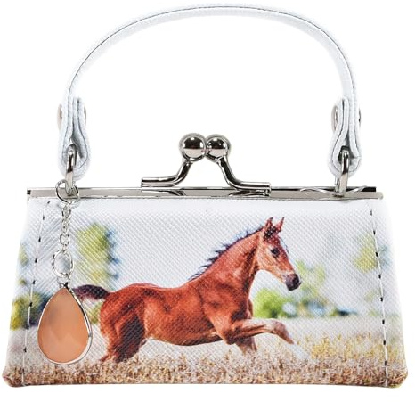 Kögler Mario Moreno Geldbörse laufendes Fohlen Münzbörse Mini Bag Glitzerstein