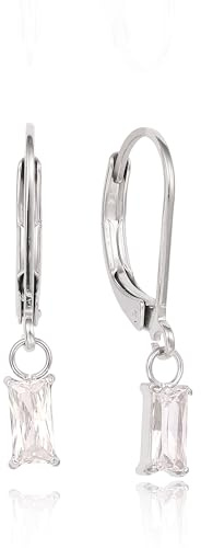 Limerencia G23 Titanium Leverback Dangle Drop Earrings for Woman Fashion 5A CZ Earrings Hypoallergenic Jewelry Gift