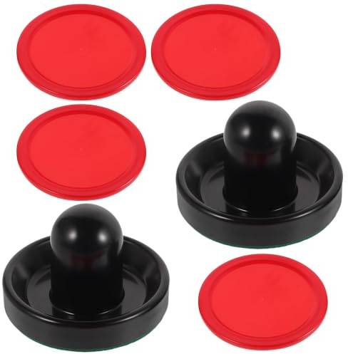Toyvian Empujadores de Hockey sobre Hielo de Mesa Resistentes de Abs Almohadillas de Fieltro para Jugadores Edades en Actividades Recreativas Familiares