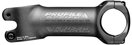 Profile Design Unisex – Erwachsene ZeroSeven Vorbau, Schwarz, 70mm