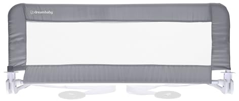 Dreambaby Prague Barrière de lit pour Tout-Petits – Barrière de sécurité Pliable et Portable pour Tout-Petits – Convient aux Matelas Simple à King Size avec Bases de lit Plates – 110 cm de Large x