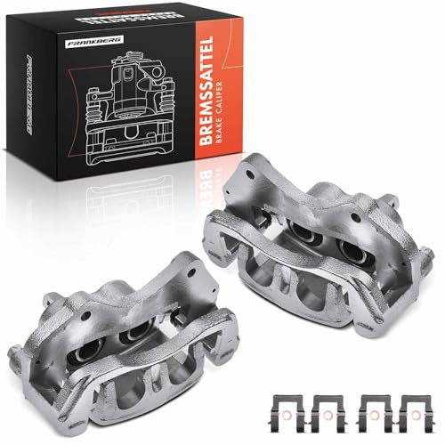 Frankberg 2x Pinza de freno Delantero Links Derecha Compatible con L 400 1995-2001 L200 1996-2005 Pajero II 1991-2000 Pajero Sport I 1998-2009 Sustituir# MB858405