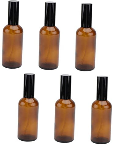 Beaupretty 6pcs Multifunctional Glass Spray Bottles Perfume Refillable Pump for Essential Oil Storage