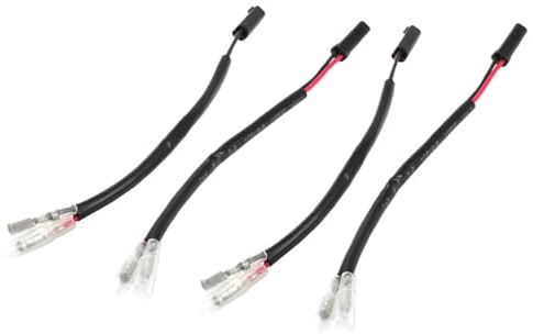 Indicateur de connecteur de bougie de l'adaptateur de fil Compatible avec 650 1000 1050 1250 GSF DRZ400 S SM DR200S MOTOCYCHES(4pcs)