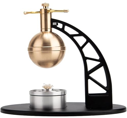 Générique Modèle de Machine à Vapeur Heros avec kit de chaudière, kit de modèle de Moteur d'ingénierie Aeolipile Ancien à Construire soi-même Qui Fonctionne, Ensemble Scientifique de Physique,Noir