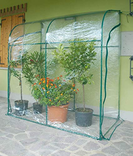 rama Serra da Giardino a Parete in Acciaio con Telo Oleander Verde