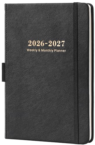 2026-2027 Planner - 2026-2027 Weekly Monthly Planner with Stickers, Jul 2026 - Jun 2027, 5.75 X 8.25, 26-27 Calendar Planner, Premium Paper, Pen Holder, Inner Pocket, 40 Notes Pages