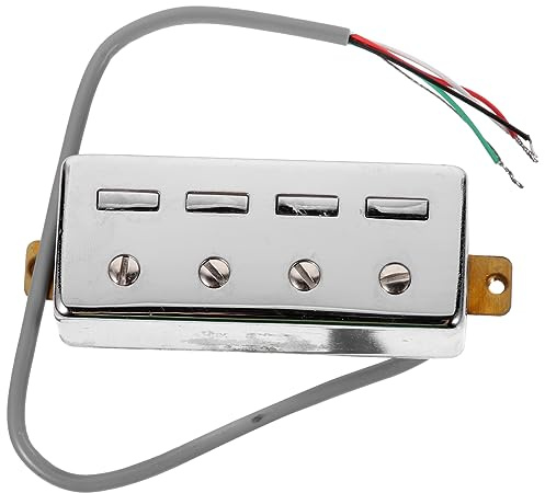 VICASKY Accessoire Guitare Électrique Micros de Chevalet pour Basse de Remplacement pour Instruments à Cordes Couleur Aléatoire