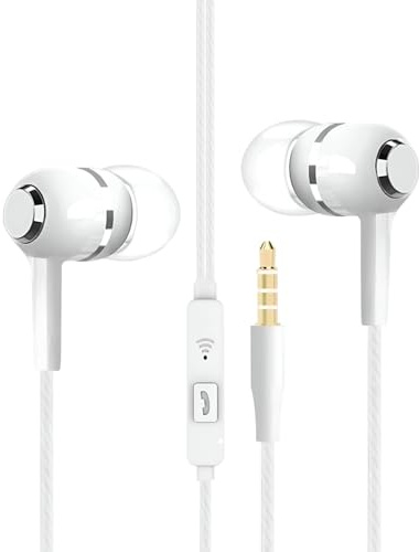 Générique Auricolari Intra-Ear - Auricolari Intrauricolari con microfono - Cuffie audio anti-rumore 3,5 mm per viaggi aerei sport scuola studio produzione musicale