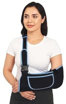 ZRUEWOT Tutore Braccio Tutore Spalla Destro e Sinistro Reggibraccio Ortopedico Regolabile Tutore a Fascia per Braccio Chirurgia del Polso e del Gomito con Cinturini di Supporto