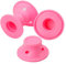 TRIXES Set di 24 Bigodini Rosa in Silicone Senza l’uso del Calore - Regalo per Lei - per Acconciature Senza Sforzo