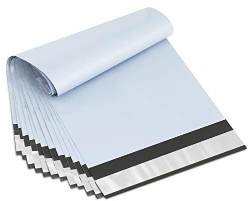 UCGOU Poly Mailers 6x9 Inch White 200 Pack Mini #1 Shipping Bags Strong Mailing Envelopes Thick Self Seal Adhesive Waterproof and Tear Proof Boutique Postal Small Business for Jewelry and More