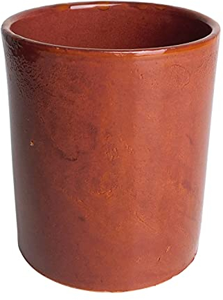 Home Shop italia Bicchiere Terracotta cm 8 Senza Manico Cucina casa Offerta (8 Cm)
