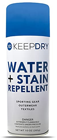 KEEPDRY Water + Stain Repellent Spray - Shoe, Boot and Apparel Waterproof - 10 oz