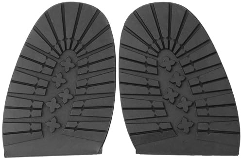 Oumefar reparation semelle chaussure Bottes Chaussures Semelles de Talon Avant antidérapantes Semelles muettes en Caoutchouc pour Chaussures de Bricolage Accessoires de Remplacement de réparation Shoe