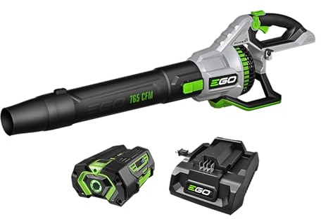 EGO POWER+ Leaf Blower, Cordless Electric 765 CFM, Includes 56V 5.0Ah Battery and Charger - LB7654