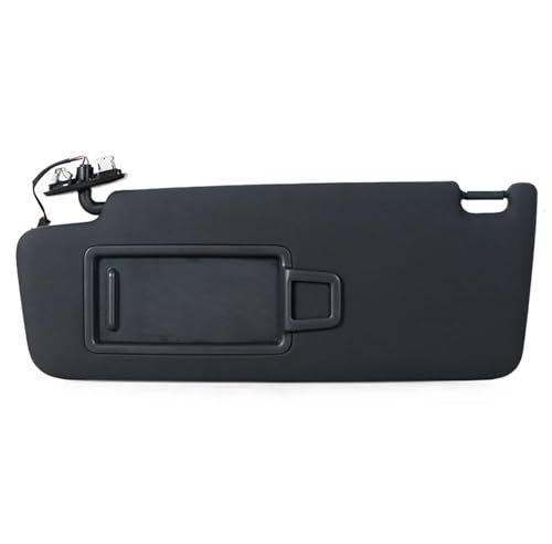 Auto Sonnenschutz Schwarz Front Sonnenblende Panel Mit Make-Up Spiegel Auto Sonnenschutzdach Zubehör Für VW Für Golf 7 MK7 Für GTI Superb3 5G0857551 Sonnenblende Auto(1PC Black Left)