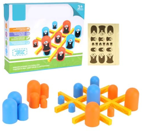 Alomejor Jeu de société avec Gobelets Empilés, pour Enfants de 5 Ans et Plus