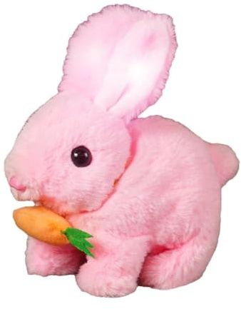 Hopping Bunny Interactive Plush Rabbit, Hopping Robotic Animal