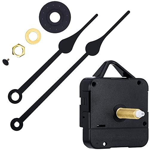 Mudder Lange Schaft Uhrwerk, 4/5 Zoll Maximale Zifferblattstärke, 1-1/5 Zoll Gesamtwellendicke