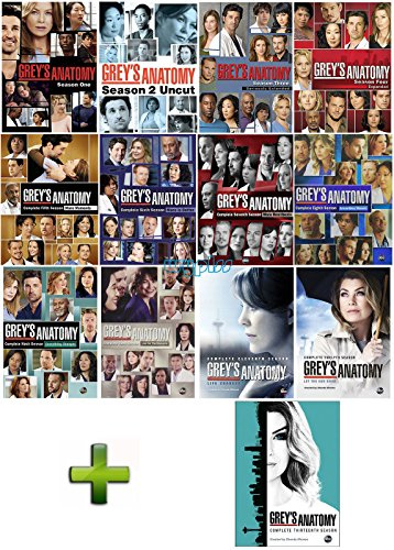 Grey's Anatomy: Complete Series 1-13 DVD Set Season 1 2 3 4 5 6 7 8 9 10 11 12 13