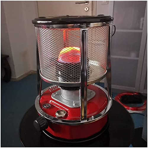 Xrdbfd Universal Petroleumheizung, Handliche Petroleum Heizung, Portatile Petroleumkocher Heizer, Petroleumofen Für Innen-, Außen-, Terrassen-, Zelt Heizung, 4.6/6L,4.6Lred