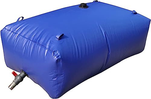 Water Storage Bladder Portable Water Bladder Water Storage Tub Bag, Collapsible Water Tank Reusable Flexible Plastic Water Container Large Capacity Bucket, Outdoor Rainwater Collector Barrel,
