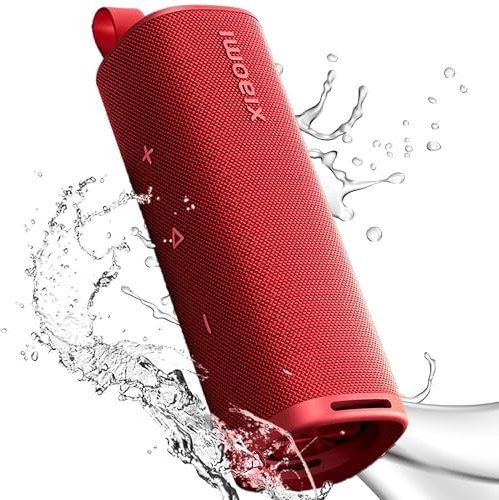 Xiaomi Altavoz Bluetooth portátil (30 W), sonido, estéreo inalámbrico verdadero, Bluetooth 5.4, IP70 impermeable, reproducción prolongada, rojo
