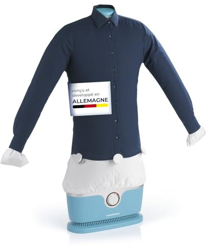 CLEANmaxx Ferro da stiro automatico per camicie PRO | Sostituisce il ferro da stiro, l'asse da stiro e la vaporiera | Per camicie, bluse e camicie | Innovativo ed efficiente