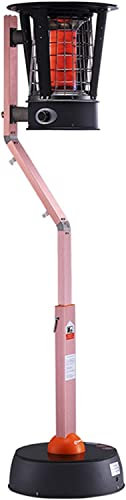 Radiateurs De Terrasse Chauffage De Terrasse 6 KW Réglable En Hauteur, Radiateurs À Gaz Extérieurs, Lampe Chauffante De Jardin Sur Pied En Acier Inoxydable, Radiateurs Commerciaux/domestiques(Liquefie