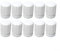 10 Pz Volantino Interruttori Collettore Riscaldamento A Pavimento Accessori M30 × 1.5 Bianco, Adatto Per Radiatore Automatico Valvola Termostatica