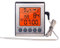 Digital Meat Thermometer, Dual Probes Fast Read Food Thermometer With Temperature Alarm Large LCD Backlight Cooking Thermometer(single probe)