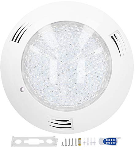 Xiuganpo Éclairage de Piscine 300 LED RVB pour Piscine Creusée, éclairage Subaquatique AC12 V 30 W avec Télécommande 12 Touches, éclairage Subaquatique étanche IP68