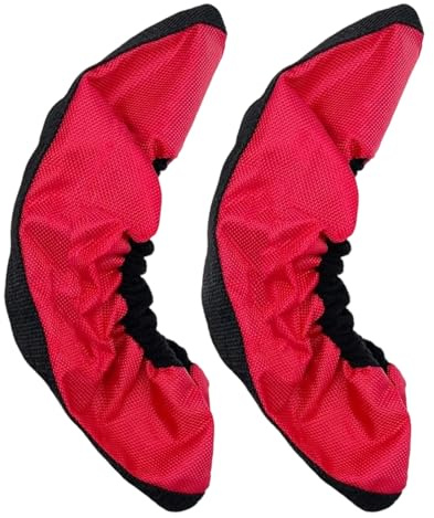 BELOWSYALER Protezioni regolabili per pattini durevoli in tessuto resistente all'acqua per bambini adulti hockey figure pattinaggio attrezzatura portatile pattinaggio guardia pattini da ghiaccio