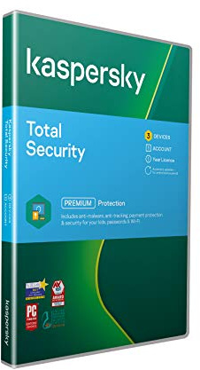 Kaspersky Total Security 2018 | 3 Devices | 1 Year | PC/Mac/Android | Download