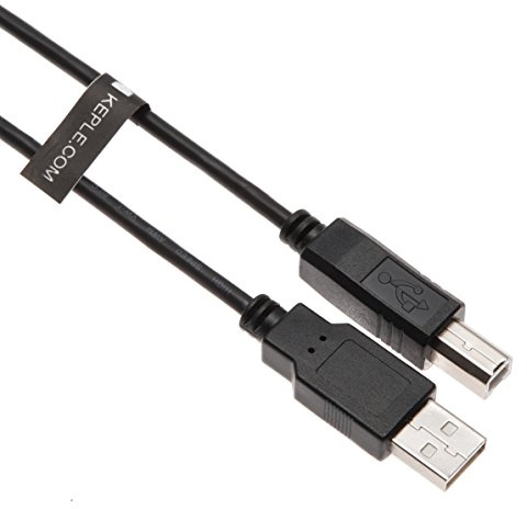 USB-B-Kabel für DJ-Midi-Controller, Tastaturen, Sampler, Effektpads, Synthesizer von Numark, Pioneer, Native Instruments, Traktor, Denon, Akai für MacBook, Dell, HP, 3m