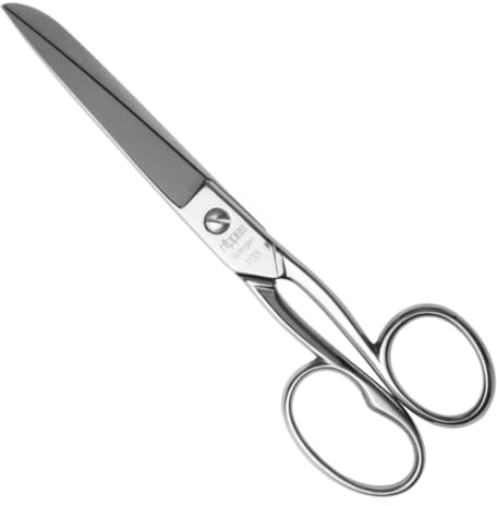 nippes Solingen Haushaltsschere, Vernickelter Stahl, 18 cm, Vielzweckschere, Universalschere, Küchenschere, Bastelschere, Schere für Bürobedarf und Schreibwaren, 1-tlg., 103-18