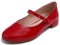 Feversole Mary Jane Lack Damenschuhe Flache Pumps geschlossen Bequeme Schuhe