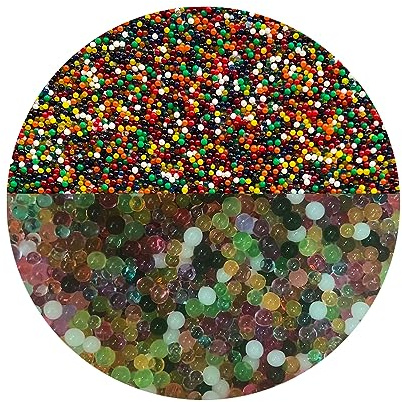 trendfinding 100 g de gránulos Decorativos retenedores de Agua, de Colores, granulometría 1,5-2 mm, decoración para Flores y Plantas, 8 litros, Muy económico, de Uso versátil