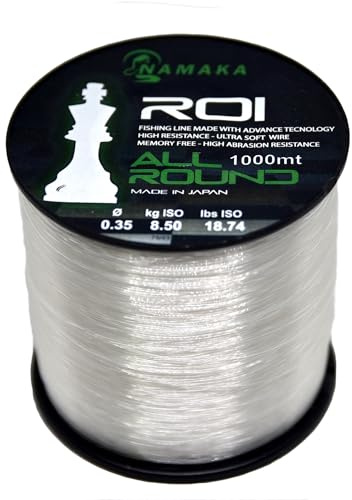 Namaka® Hilo ROI Fluorocarbon Coating Sedal de pesca All Round MT 1000 Diám. de 0,20 a 0,80