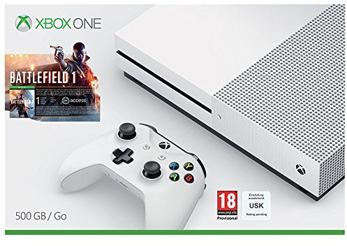 Xbox One S Console 500GB (Game Not included) (Renewed)