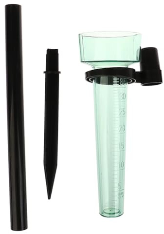 Sirxlevcy Portable Polystyrene Rain Gauge Measurement Tool for Garden Water Ground Outdoor Rain Meter Collect Rainwater