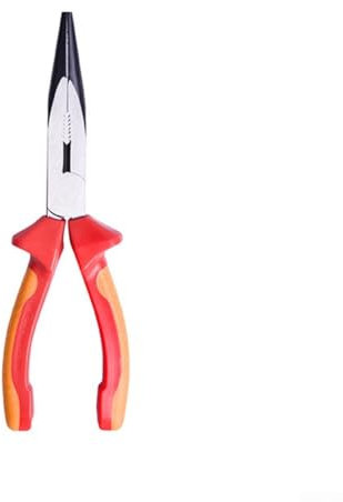 Alicates de punta de aguja aislados resistentes a alto voltaje, 1000 V, 15,2 cm, fiables y seguros (20,3 cm)