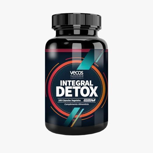 VECOS | Detox Depurativo Hígado y Colon | 100 Cápsulas | Diurético Natural | Cardo Mariano, Cúrcuma, Alcachofa, Diente de León y Jengibre | Drenante, Desintoxicante, Limpieza Colon Intestinal