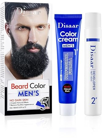 Beard Colour Dye in Minutes - Colour Black